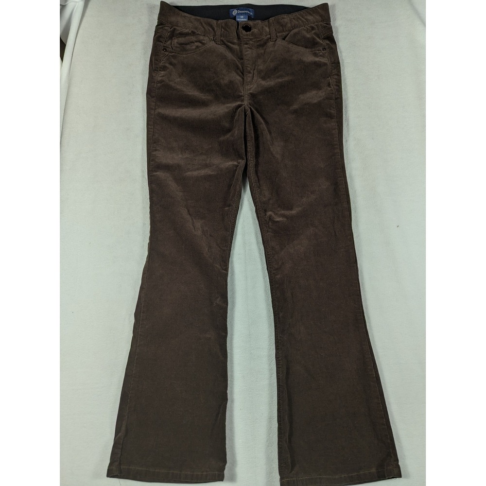 Democracy Ab-solution Dark Brown 5-pocket Corduroy Pants Womens Size 14‎ - Picture 2 of 8